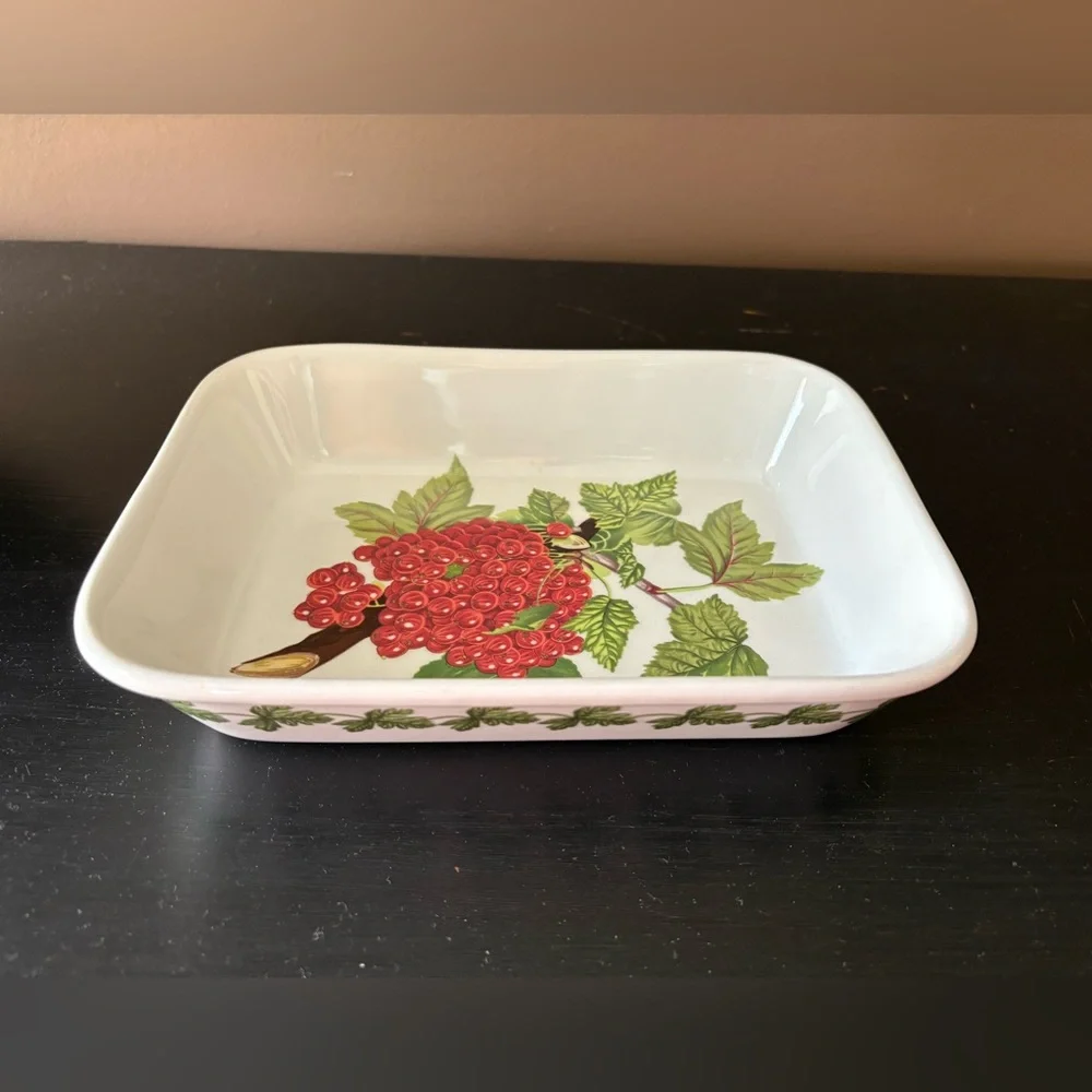 Pomona The Red Currant Ceramic Oven Safe Serving Dish casserole